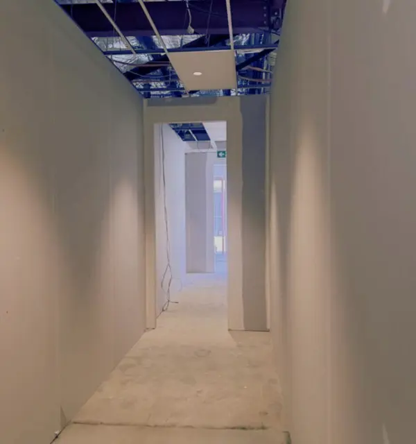 healthiaHUB Hervey Bay fit-out under construction
